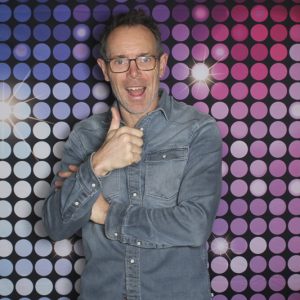 Backdrop huren disco feest fotobooth
