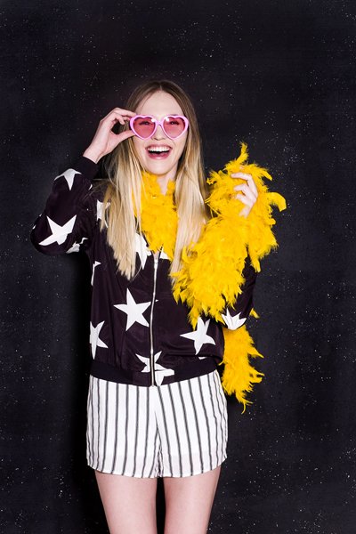 bril hart roze feestbril vrijgezellenfeest bruiloft