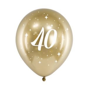 verjaardagsballon 40 jaar goud