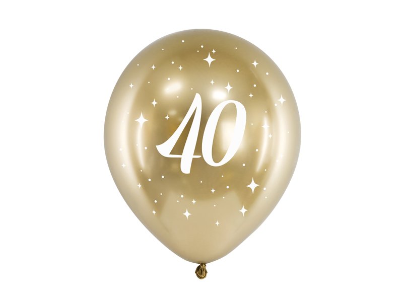 verjaardagsballon 40 jaar goud