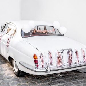 Trouwauto decoratie set just married accessoires