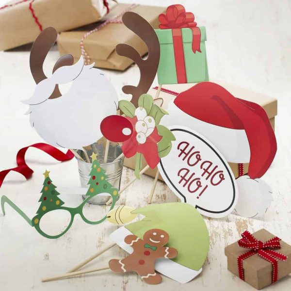 kerst foto props voor een leuke kerstfeest