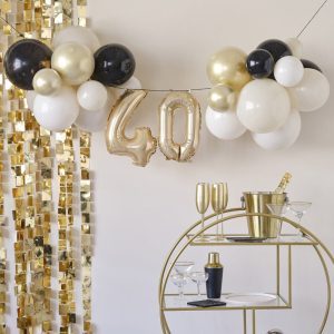 Ballonslinger 40 jaar verjaardag feestdecoratie