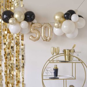 Ballonslinger 50 jaar verjaardag feestdecoratie