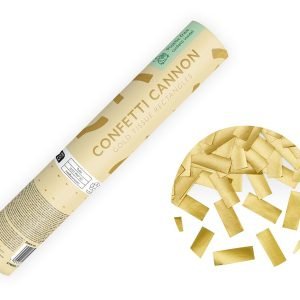 Confetti kanon goud biologisch afbreekbaar