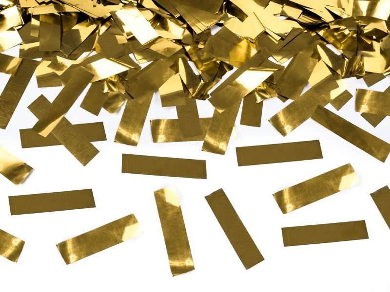 Confetti kanon goud metallic