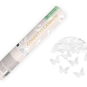 Confetti kanon witte vlinders biologisch afbreekbaar