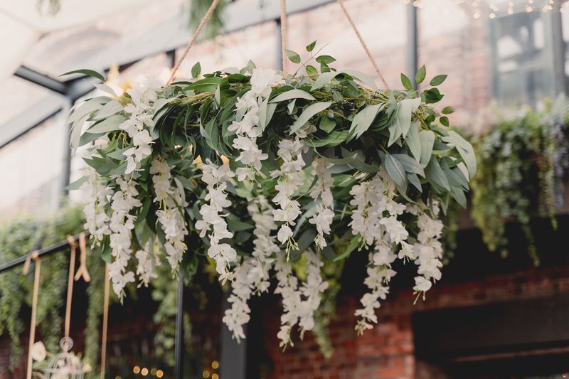 Decoratieslinger wisteria bruiloft decoratie