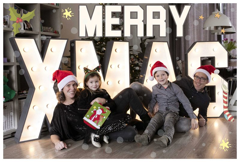 Lichtletters huren kerst evenement