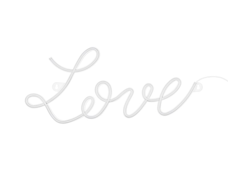 Love neon lamp achterwand photobooth