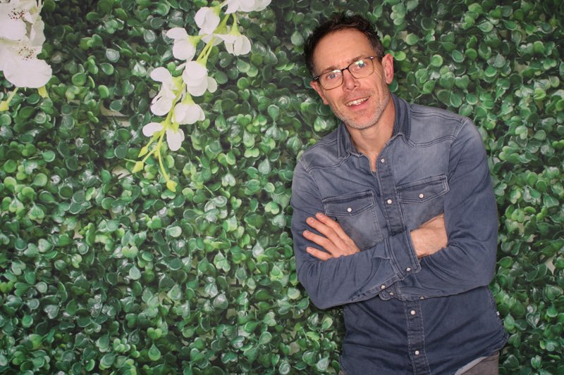 photo booth achtergrond groen
