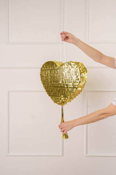 Pinata goud hart bruiloft